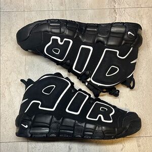 Nike Uptempo Black and White
